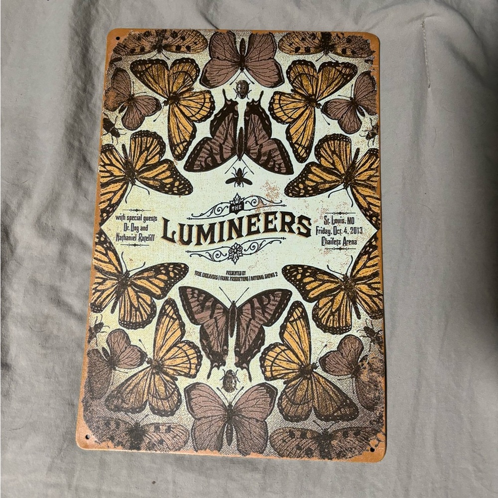 the lumineers 18x2 poster